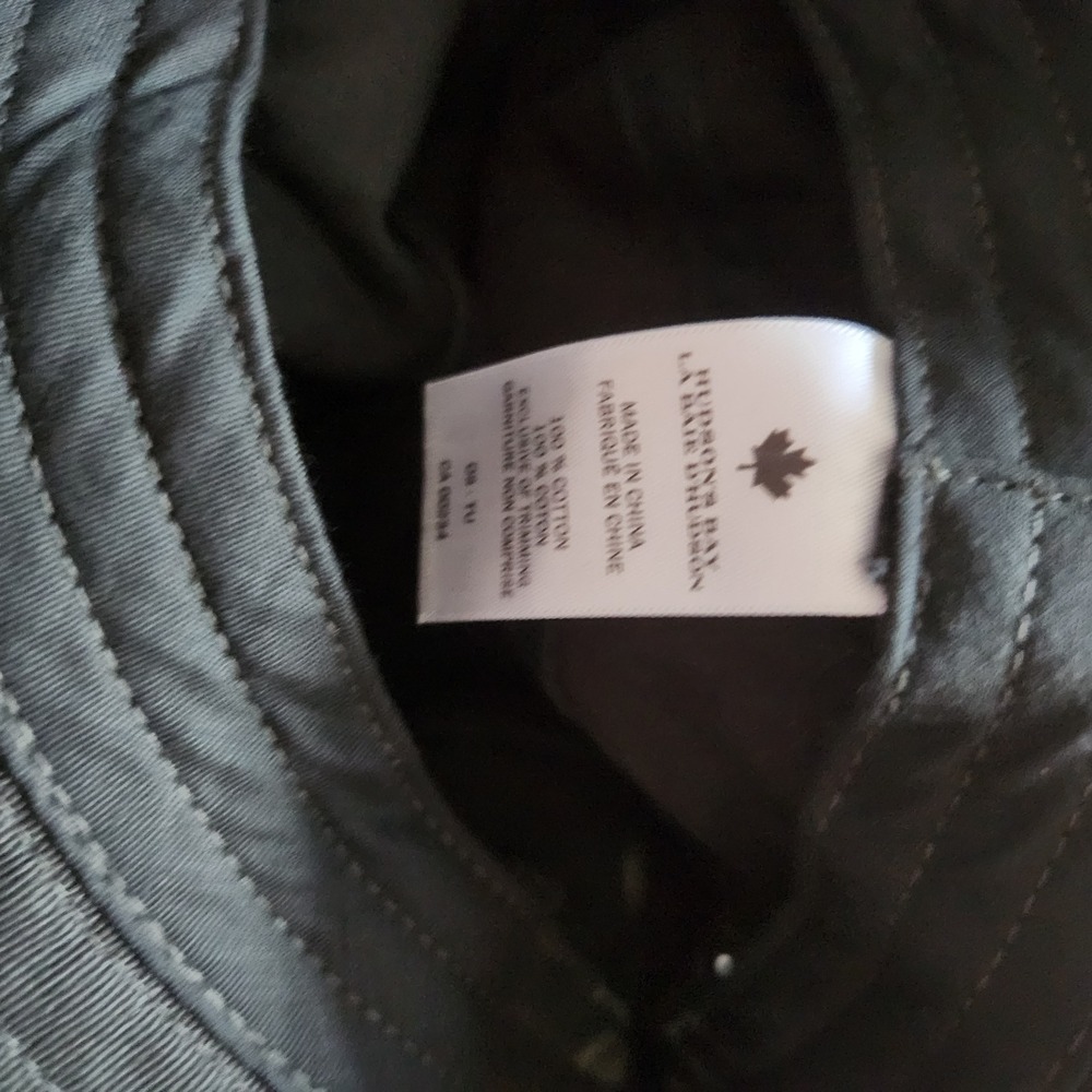 Hudson Bay Canada Bucket Hat Grey Cotton Unisex‎ Adults - Picture 4 of 5